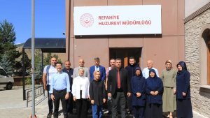 İlçelerdeki huzurevleri denetlendi