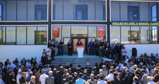 Cumhurbaşkanı Yardımcısı Yılmaz, Bingöl'de cami açılışında konuştu: