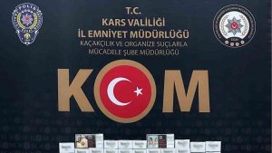 Kars'ta kaçakçılık operasyonu: Sahte içki ve tütün mamulleri ele geçirildi