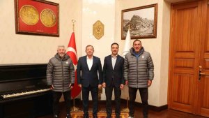 Vali Polat, Kars 36 Spor heyetini kabul etti