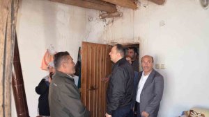 Kaymakam Demir'den depremin merkez üssü köye ziyaret