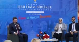 Adalet Bakanı Tunç, Erzurum'da "Kadın ve Gençlik Buluşması" programında konuştu: