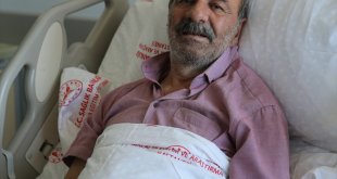 Karın ağrısıyla gittiği hastanede böbreğinde tümör olduğunu öğrenen hasta ameliyatla iyileşti