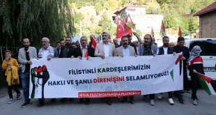 Van ve Bitlis'te İsrail'in Gazze'ye yönelik saldırıları protesto edildi