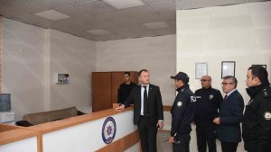 Emniyet Müdürü Baybaba, Tercan İlçe Emniyet Müdürlüğünü denetledi