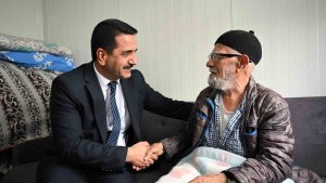 Taşkın, 107 yaşındaki Hamit Çiftlikle bir araya geldi