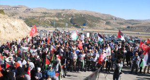 Şanlıurfa ve çevre illerde İsrail'in Filistin'e yönelik saldırıları protesto edildi