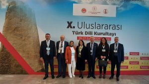 Atatürk Üniversitesi X. Uluslararası Türk Dili Kurultayı'na katılım