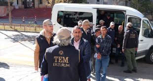 Erzurum merkezli operasyonda "6-8 Ekim olayları"na karıştığı iddiasıyla 25 şüpheli yakalandı
