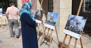 Malatya'da "İnsanlığın Gözyaşı Filisin" fotoğraf sergisi açıldı