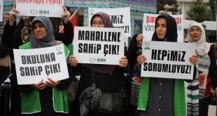 Van'da kadına yönelik şiddete tepki gösterildi