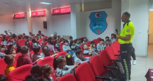 Malatya'da öğrencilere trafik eğitimi verildi
