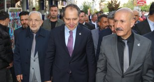 Yeniden Refah Partisi Genel Başkanı Erbakan, Bitlis'te ziyaretlerde bulundu