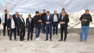 Başkan Şerifoğulları, Salkaya köyünde incelemelerde bulundu