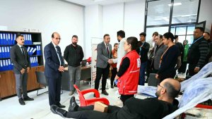 Yeşilyurt Belediyesi ve Kızılay'dan kan bağışı kampanyası