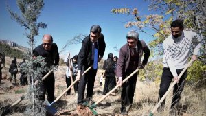 Fidanlar toprakla buluştu