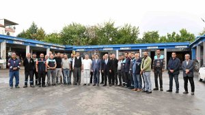 Taşkın Fen İşleri personeli ile bir araya geldi