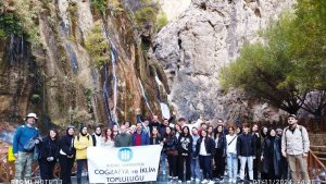 Öğrenciler Günpınar şelalesini gezdi