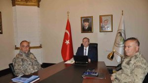 Kars'ta asayiş ve güvenlik toplantısı yapıldı