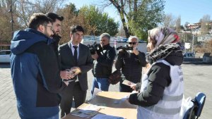 Kars'ta organ bağışı stantı açıldı