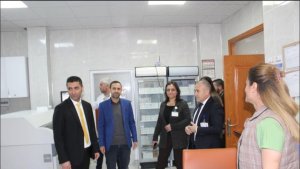 Müdür Güzeltaş, Güroymak Devlet Hastanesi'nde incelemelerde bulundu