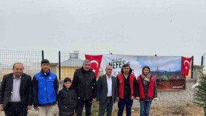 Diyadin'de fidanlar toprakla buluştu