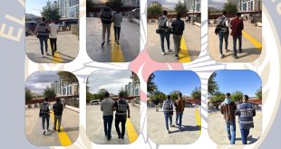 Elazığ'da çeşitli suçlardan aranan 90 hükümlü yakalandı