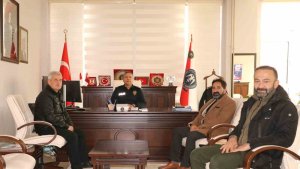 Erzincan basınından POMEM Müdürü Yılmaz'a ziyaret