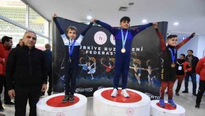 Erzurum'da Short Track Federasyon kupası heyecanı