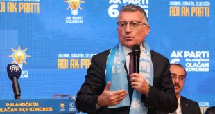 AK Parti'li Güler, Erzurum'da partisinin Palandöken ilçe kongresinde konuştu: