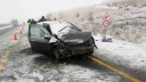 Ardahan'da kar ve sis kazayı beraberinde getirdi: 8 yaralı