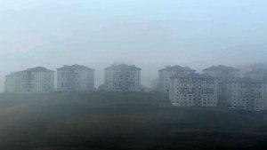 Yüksekova'da yoğun sis: Görüş mesafesi 10 metreye kadar düştü