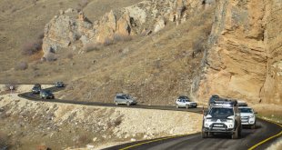 Erzurum'un saklı güzelliği Hınıs Kanyonu'nda bisiklet, off-road ve ATV turu yapıldı