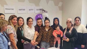 Fethi Sekin Şehir Hastanesinde Dünya Prematüre Günü kutlandı
