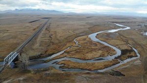 Kars'taki mendereslerde sonbahar güzelliği