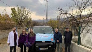 Pülümür'de, gezici sağlık taraması