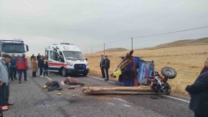 Malatya'da tır ile çapa motoru çarpıştı: 1 ölü, 2 ağır yaralı