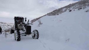 Bingöl'de kar nedeni ile 88 köy yolu ulaşıma kapandı
