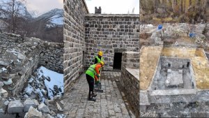 Zeynel Bey Medresesi'ndeki restorasyon çalışmalarına ara verildi