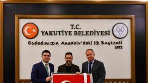 Uçar'a teşekkür ziyareti