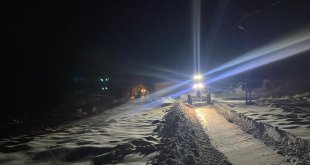 Malatya'da kar nedeniyle evinde mahsur kalan yaşlı adam kurtarıldı