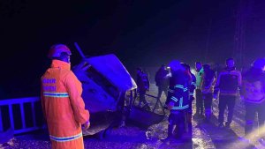 Iğdır'da zincirleme trafik kazası: 2 yaralı