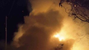 Iğdır'da çıkan yangında 300 balya ot yandı