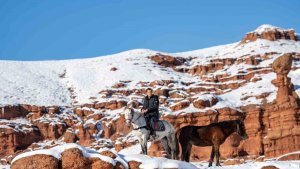 Burası Colorado değil Erzurum: İşte kırmızının beyaz ile buluştuğu yer