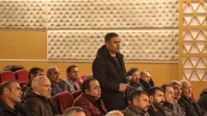 Genç'te hak sahibi vatandaşlar için toplantı düzenlendi