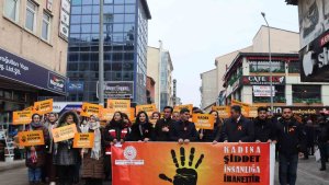 Ağrı'da Kadına Yönelik Şiddete 'Dur' demek için yürüdüler