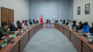 Rektör Levent, Engelli Öğrenci Birimi Komisyonu ve öğrenciler ile bir araya geldi