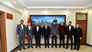 TÜGVA Ardahan Şubesinden Vali Çiçek'e ziyaret