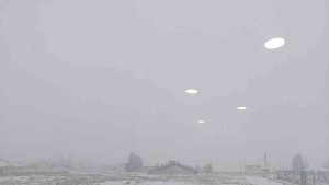 Diyadin'de kar yağışı etkili oldu