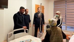 AK Parti Ağrı İl Başkanı İlhami Yıldız'dan hastane ziyareti